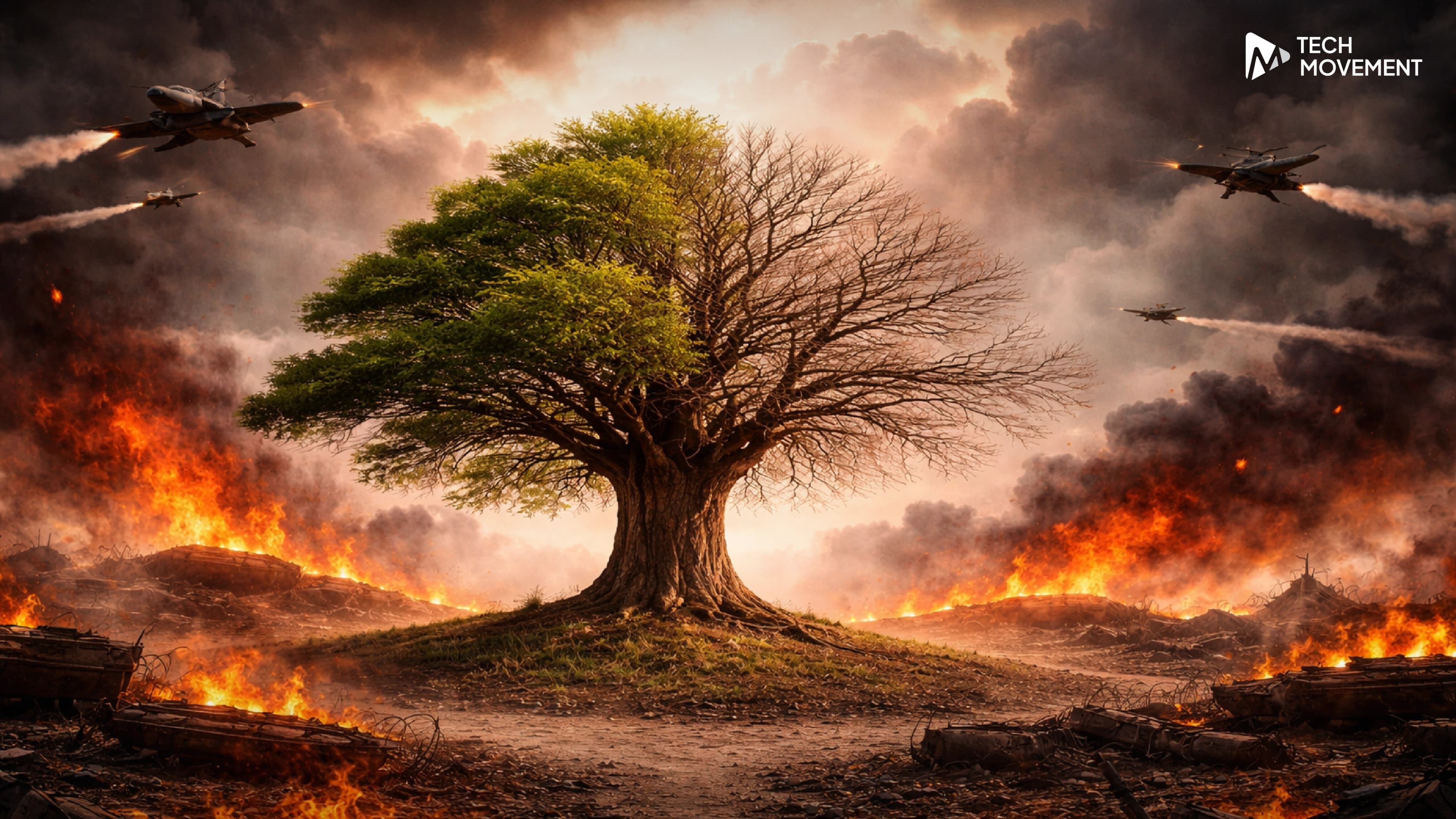 สงครามไม่ได้ทำลายแค่ชีวิต_แต่กำลังเร่งวิกฤตโลกร้อนแบบเงียบ_ๆ